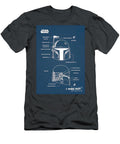 Boba Fett Helmet Blueprint Yara Old School T-Shirt