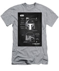 Boba Fett Helmet Chalkboard Yara Old School T-Shirt