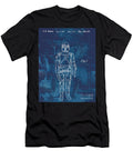 Boba Fett Patent Art Blue Texture Roy Branson T-Shirt