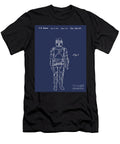 Boba Fett Patent Art White Over Blue Roy Branson T-Shirt