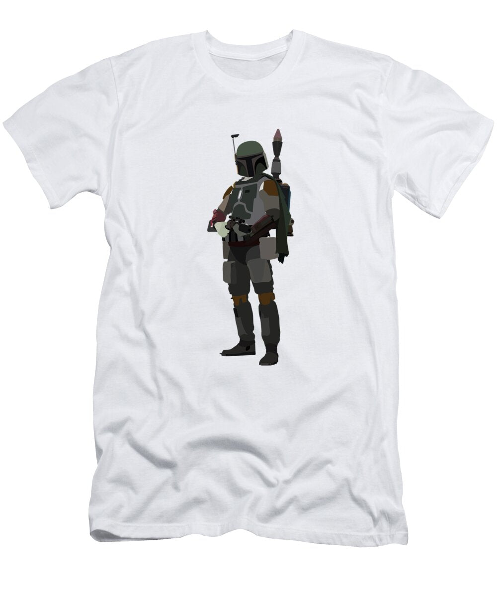 Boba Fett Star Wars Character Poster Lab No 4 T-Shirt