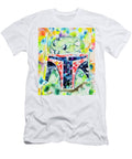 Boba Fett Watercolor Portrait Fabrizio Cassetta T-Shirt