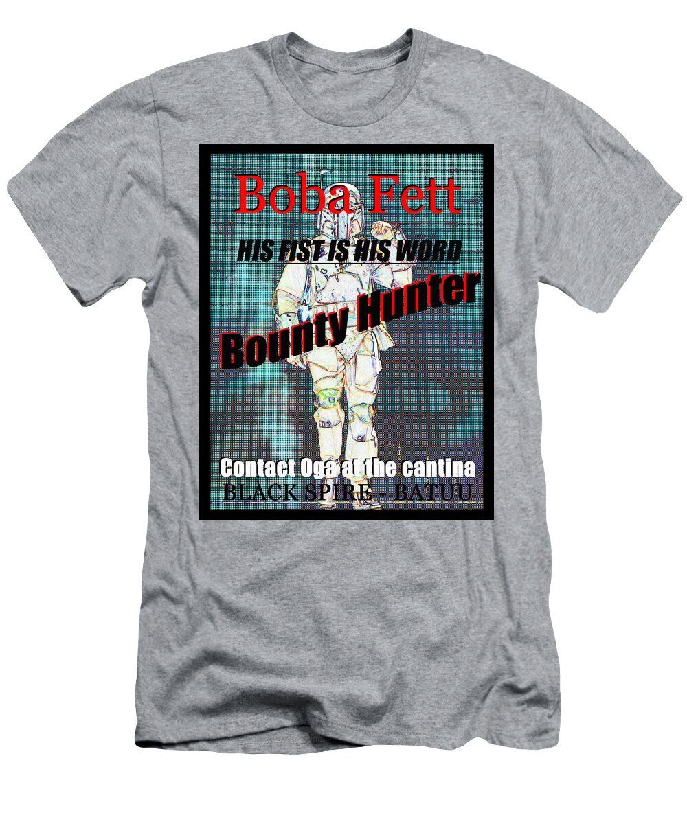 Boba Fetts Business Card David Lee Thompson T-Shirt