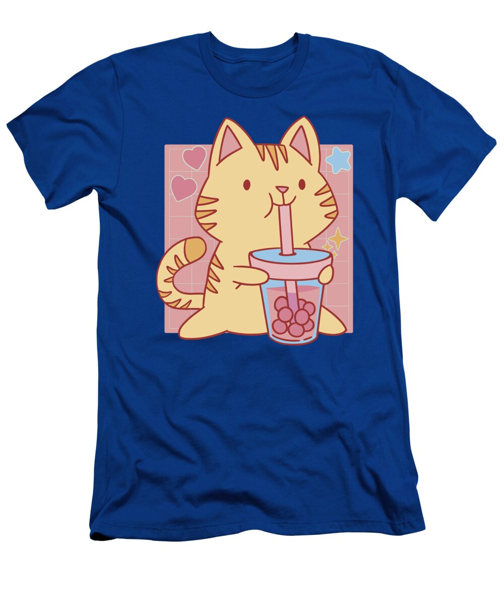 Boba Tea Cat Cartoon Vladimir Boyko T-Shirt