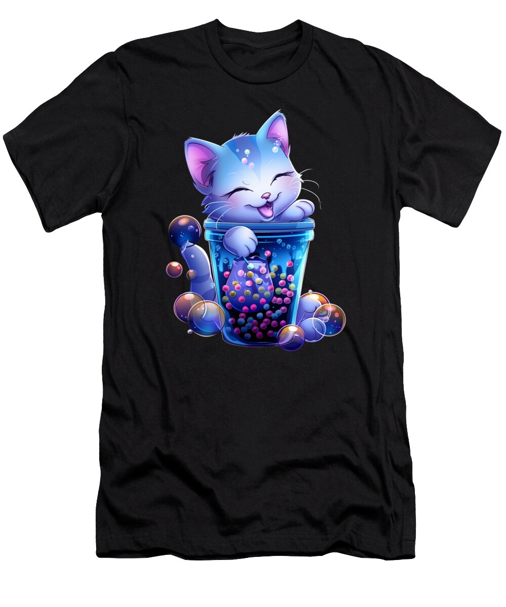 Boba Tea History Douxie Grimo Art T-Shirt