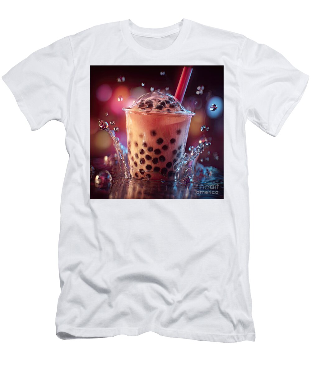 Boba Tea Splash Elisabeth Lucas T-Shirt