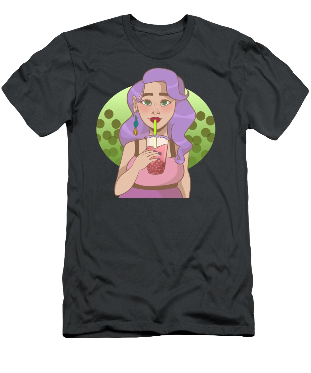 Bobatea Pumpkin Lamb T-Shirt