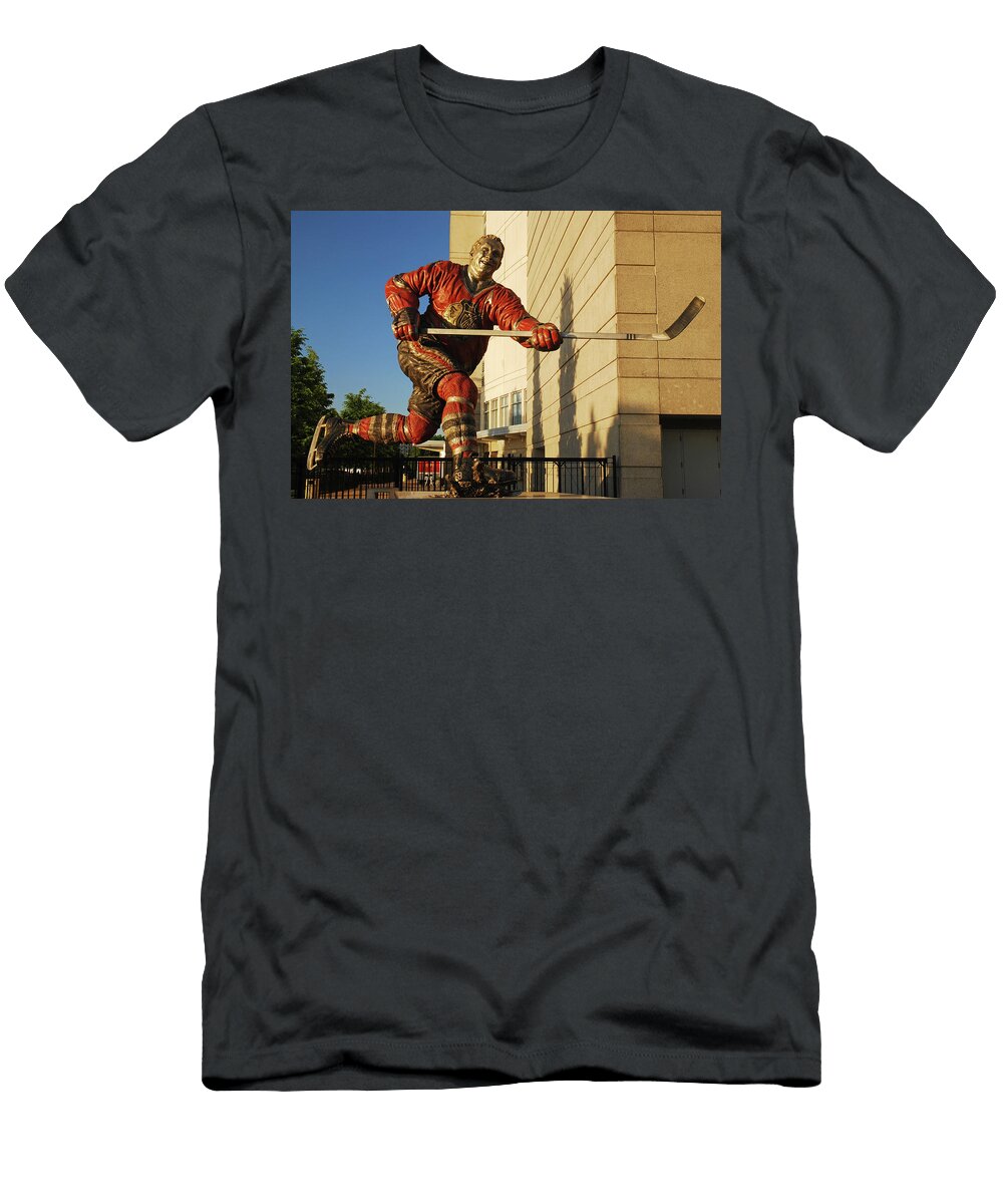 Bobby Hull At the United Cener James Kirkikis T-Shirt