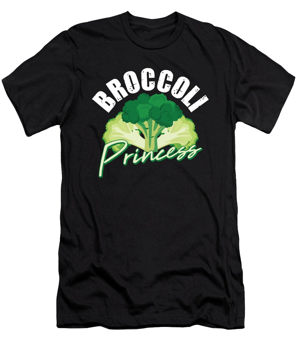 Boccoli Princess Healthy Vegan Veggie Gifts for Vegetarians Tom Schiesswald T-Shirt
