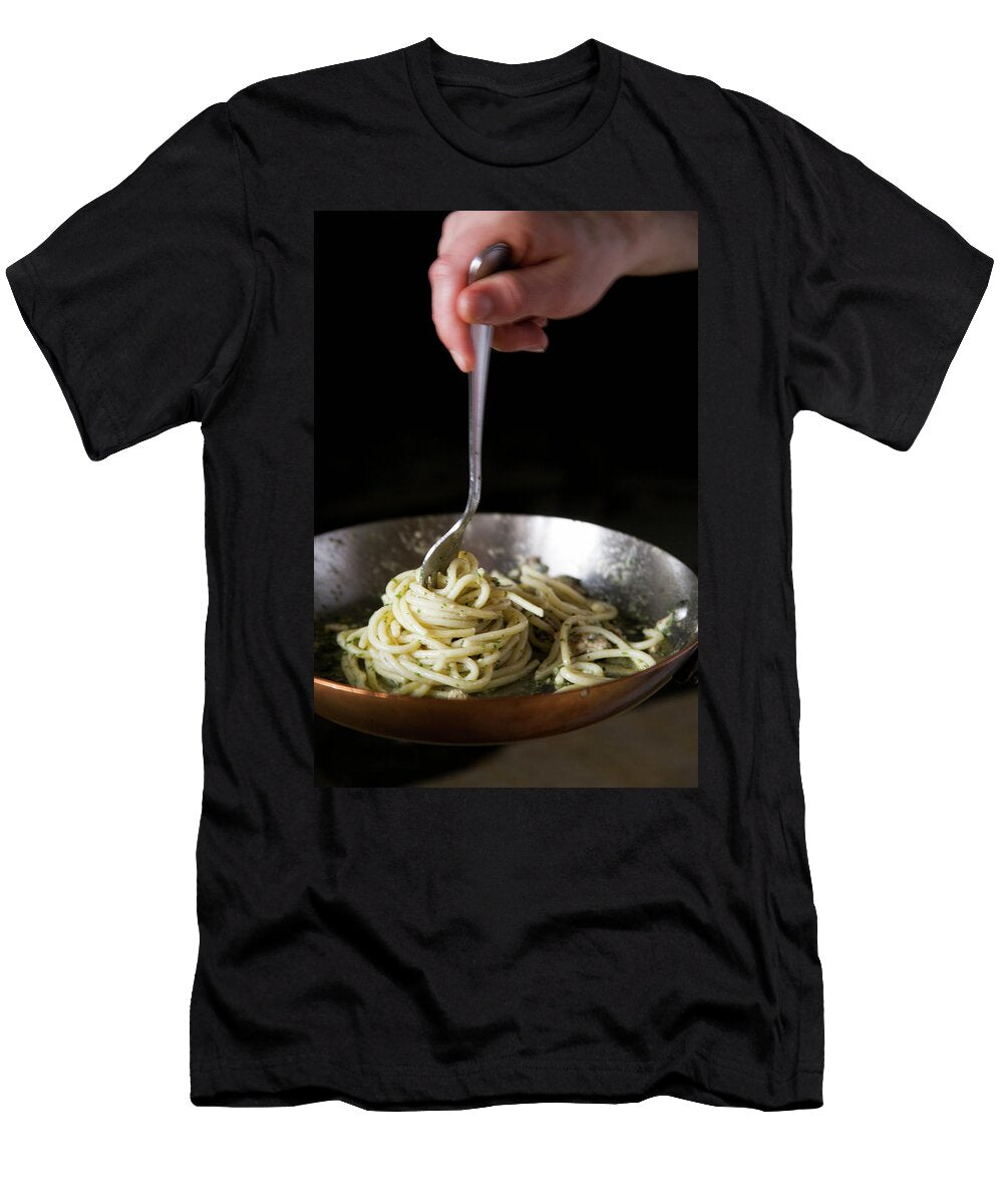 Bogoli Pasta with Sardines and Mint Sandra Raccanello T-Shirt