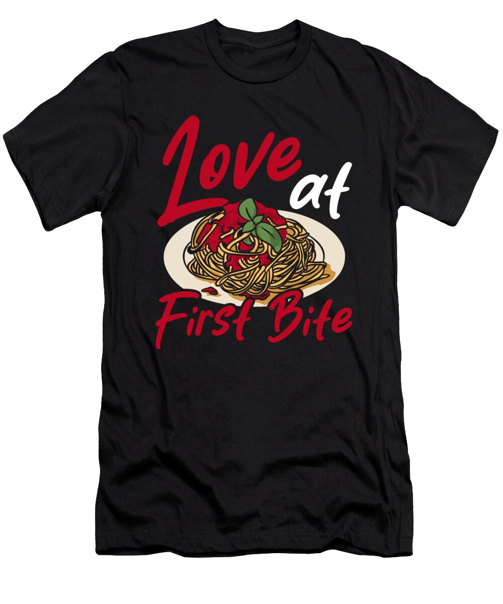 Bolognese Noodles Italian Love At First Bite Alessandra Roth T-Shirt