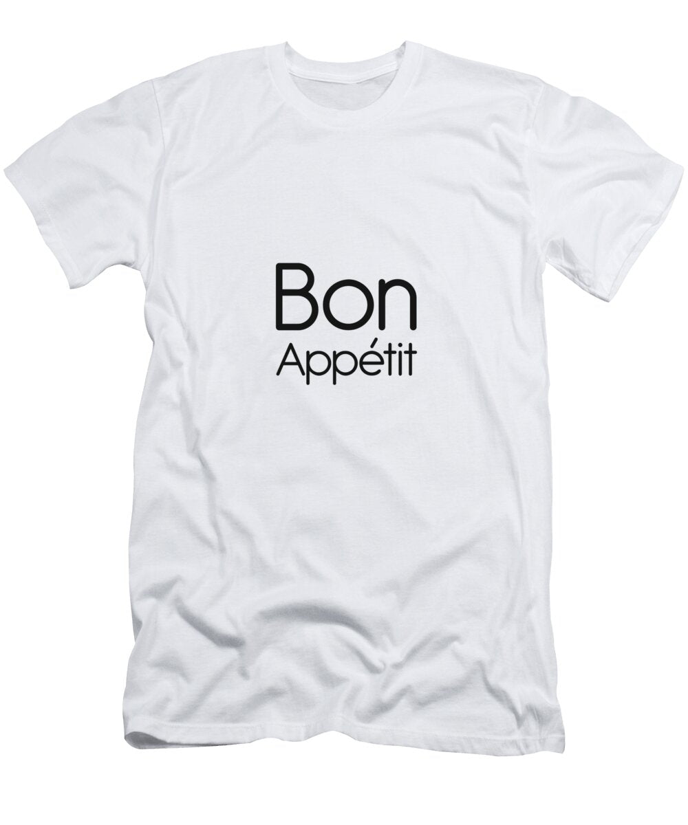 Bon Appetit Good Food Minimalist Print Studio Grafiikka T-Shirt