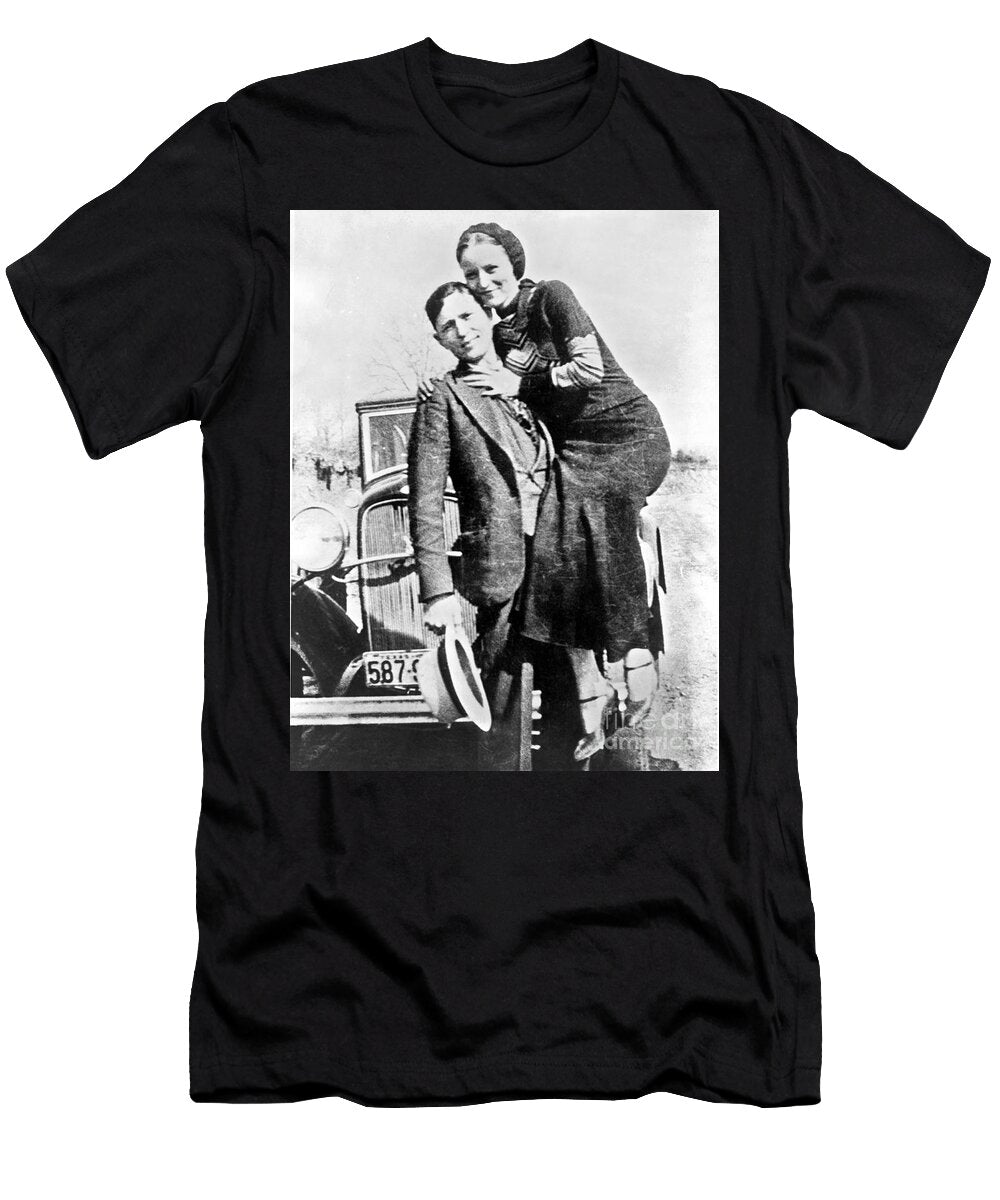 Bonnie and Clyde Jon Neidert T-Shirt