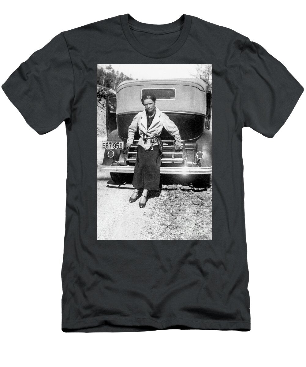 Bonnie Parker Two Guns Jon Neidert T-Shirt