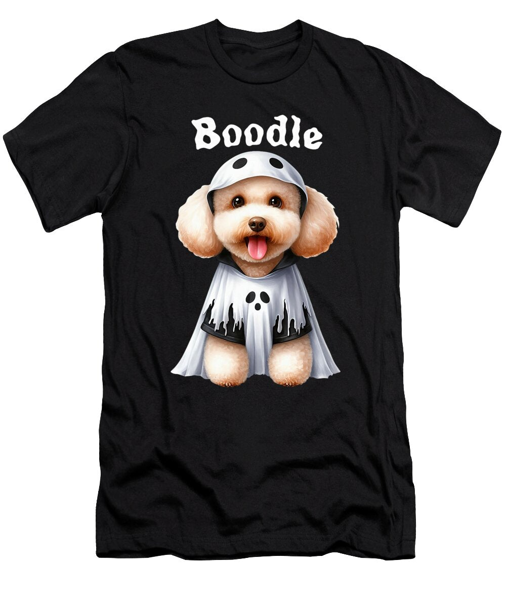 Boodle Poodle Dog Funny Halloween Dog Lover Dog Studi Alex T-Shirt