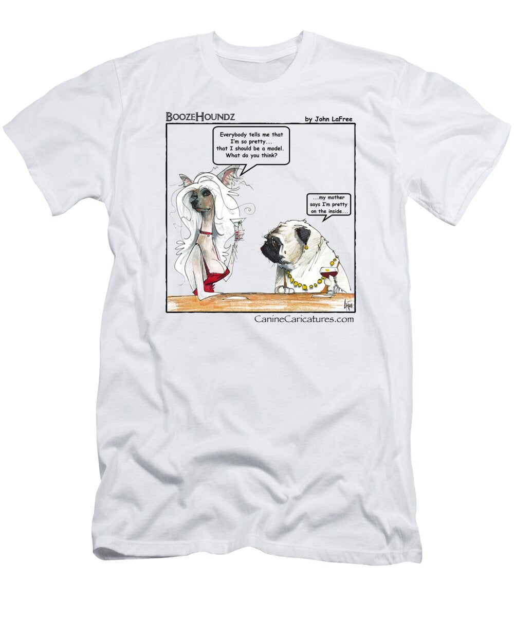 Boozehoundz Pretty on the Inside John Lafree T-Shirt