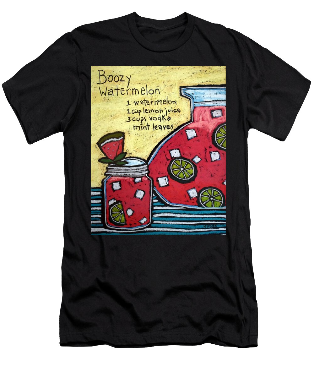 Boozy Watermelon David Hinds T-Shirt
