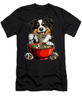 Border Collie Dog Eating Ramen Bowl Japanese Dh Bubble T-Shirt