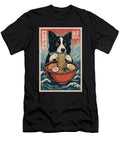 Border Collie Eating Ramen Kawaii Anime Dog Zyneu Gangd T-Shirt