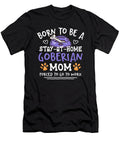 Born to Be a Goberian Mom Funny Golden Husky Natalie Lidford T-Shirt