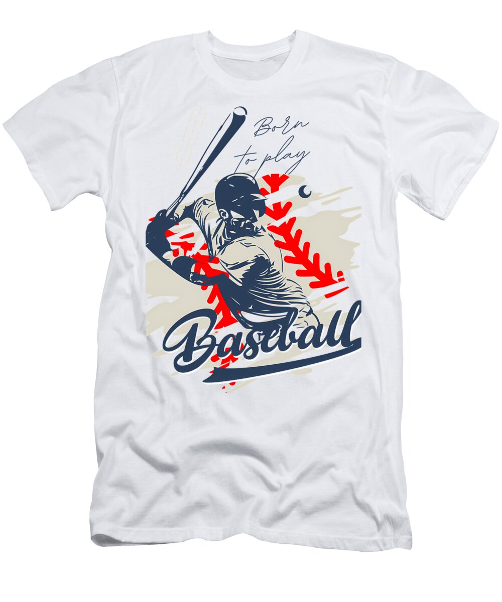 Born to Play Baseball Quang Vu T-Shirt