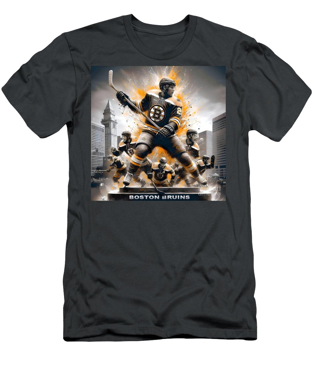 Boston Bruins Splash Art Series 1 Robert Williams T-Shirt