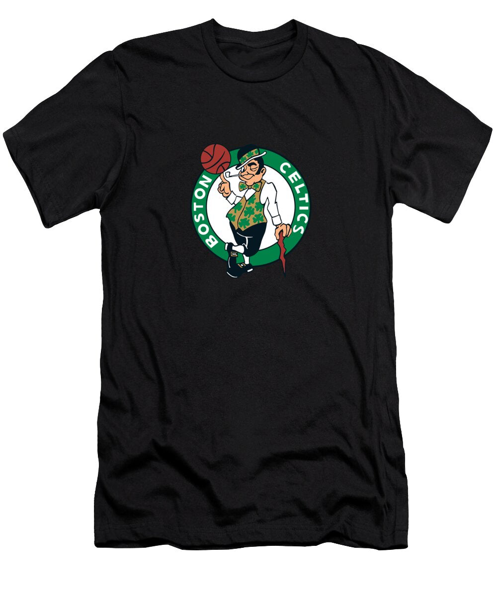 Boston Celtics Basketball Logo Grant Rosalia T-Shirt
