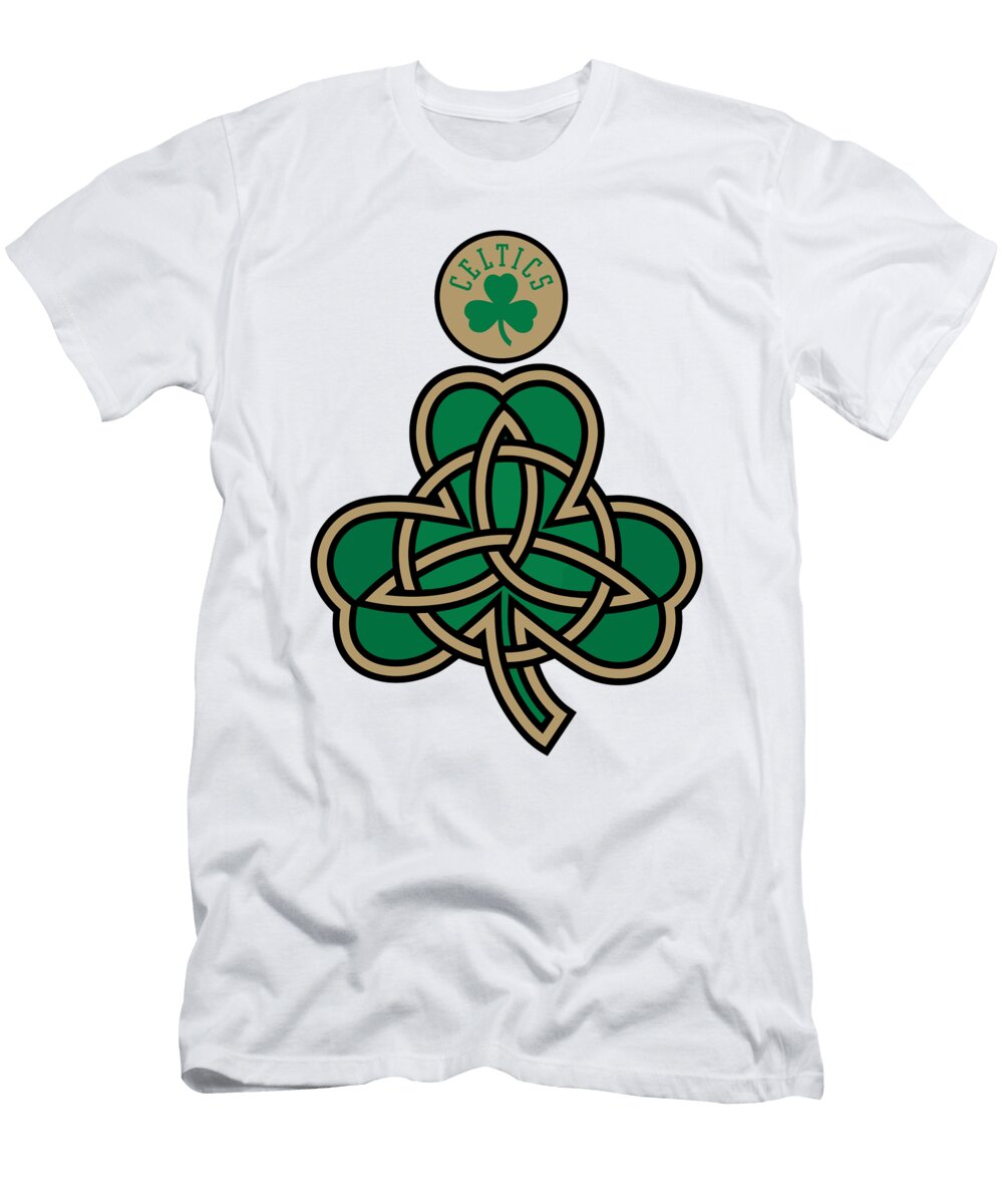 Boston Celtics Logo Rosa English T-Shirt