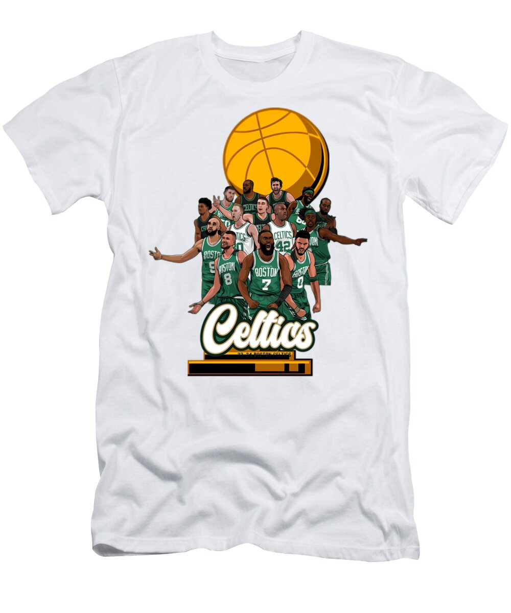 Boston Celtics NBA Champions Full Team Quang Vu T-Shirt