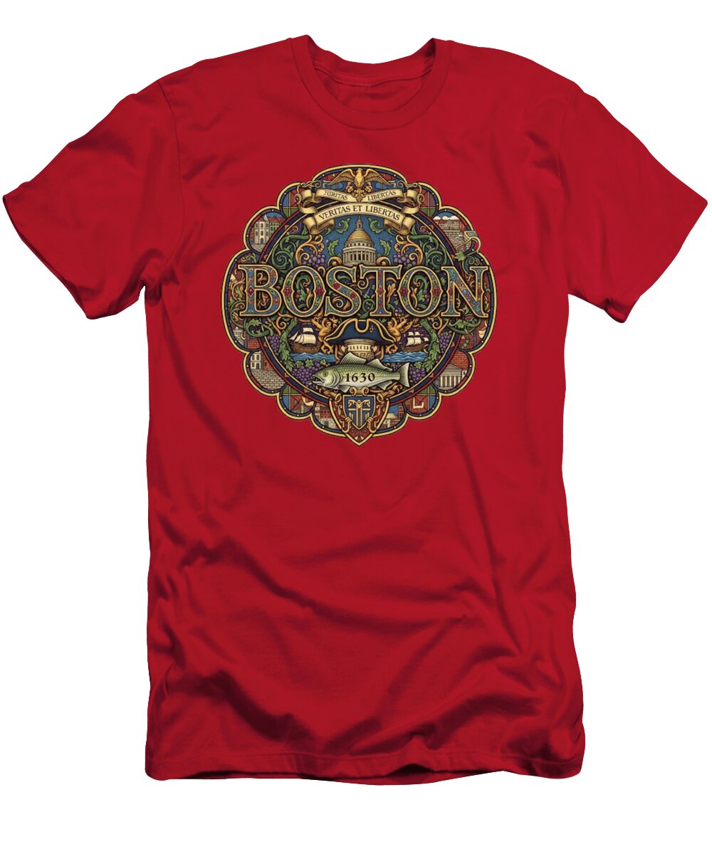 Boston Lik Batonboot T-Shirt