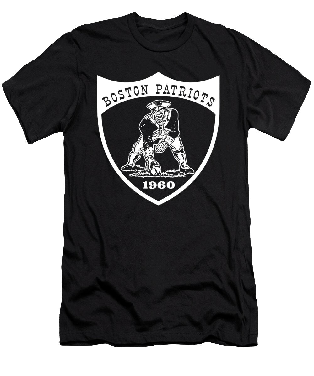 Boston Patriots Logo NFL Football New England Vintage Throwback Boston Isaac Chowne T-Shirt