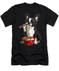 Boston Terrier Dog Eating Ramen Bowl Japanese Dh Bubble T-Shirt