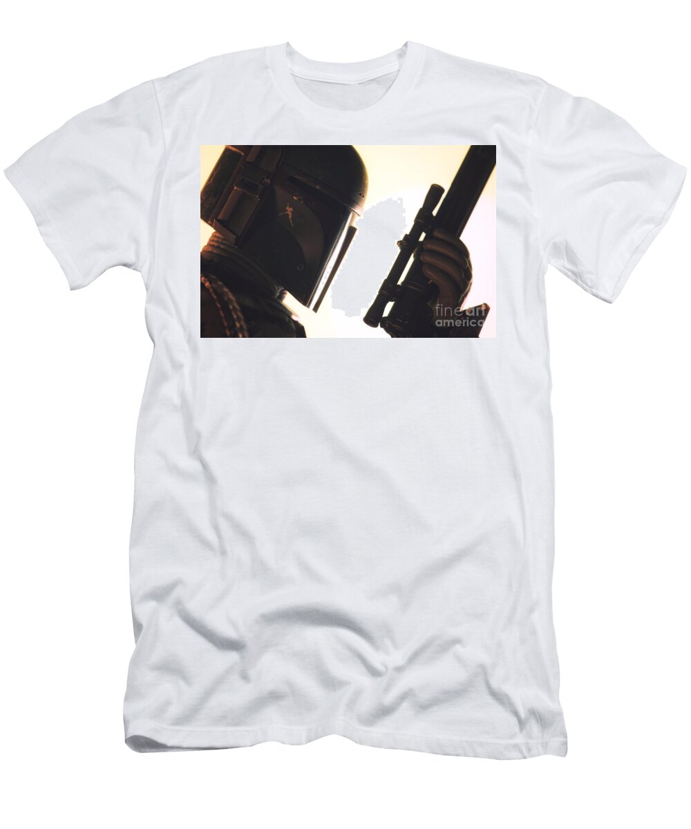 Bounty Hunter Pixel Chimp T-Shirt