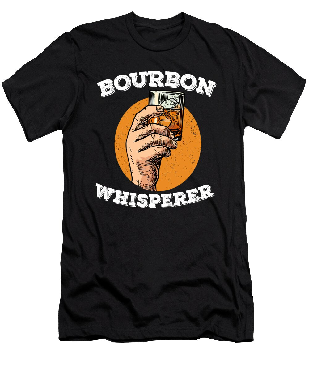 Bourbon Whisperer Whiskey Whisky Alcohol Mooon T-Shirt