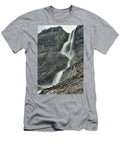 Bow Glacier Waterfall Portrait Adam Jewell T-Shirt