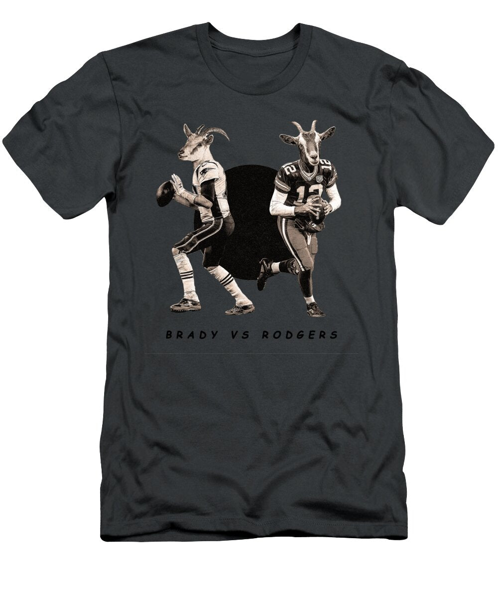Brady Vs Rodgers Eva Back T-Shirt
