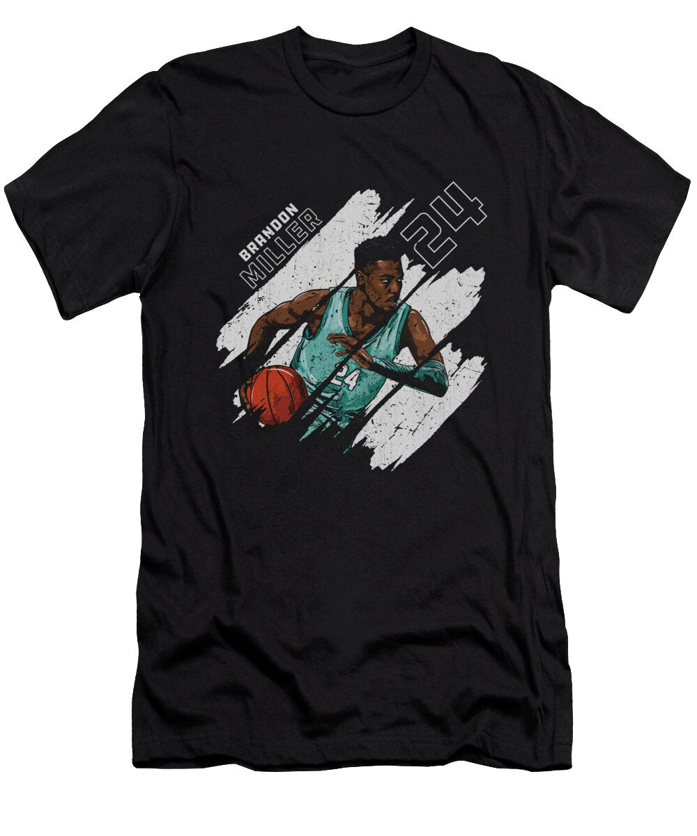 Brandon Miller Charlotte Stripes Ihsan Sirin T-Shirt