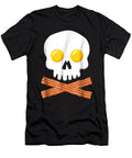 Breakfast Skull Egg and Bacon Skull Crossbones Shannon Nelson Art T-Shirt
