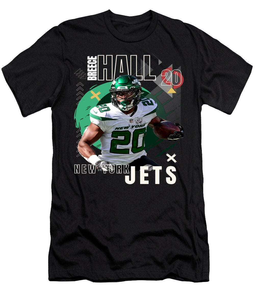 Breece Hall Football Jets Dynamic Tight End Duos Nicole Georges T-Shirt