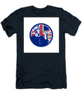 British Power Lineman Union Jack Flag Icon Aloysius Patrimonio T-Shirt