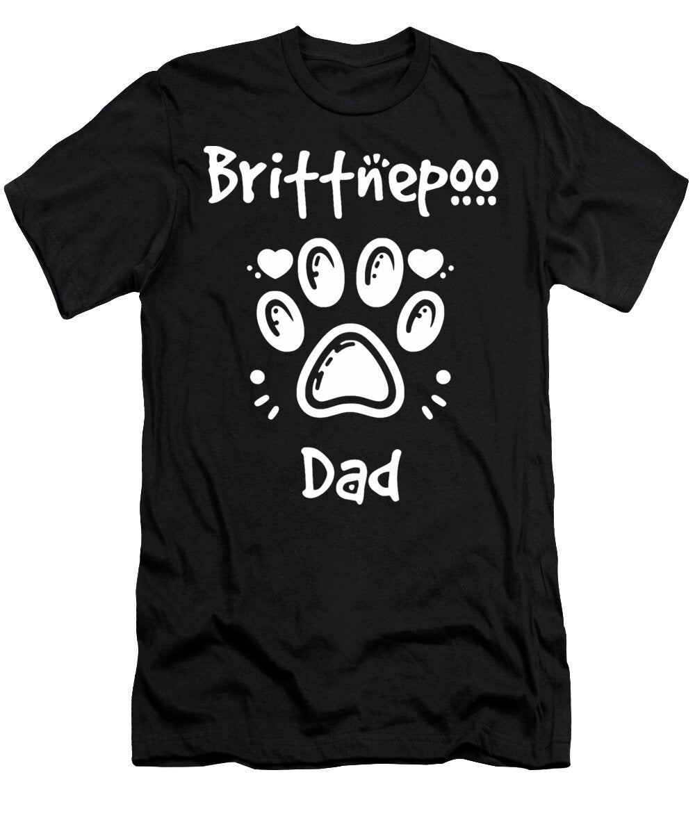 Brittnepoo Dad Brittany Spaniel Poodle Mix Dog Sophie Eleanor T-Shirt