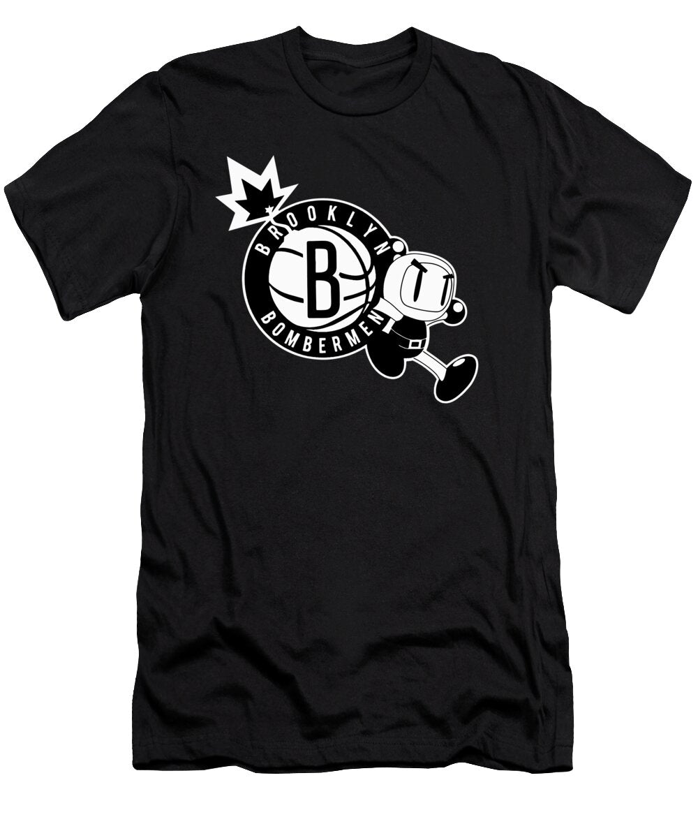 Brooklyn Nets Bomberman Huyen Vu T-Shirt