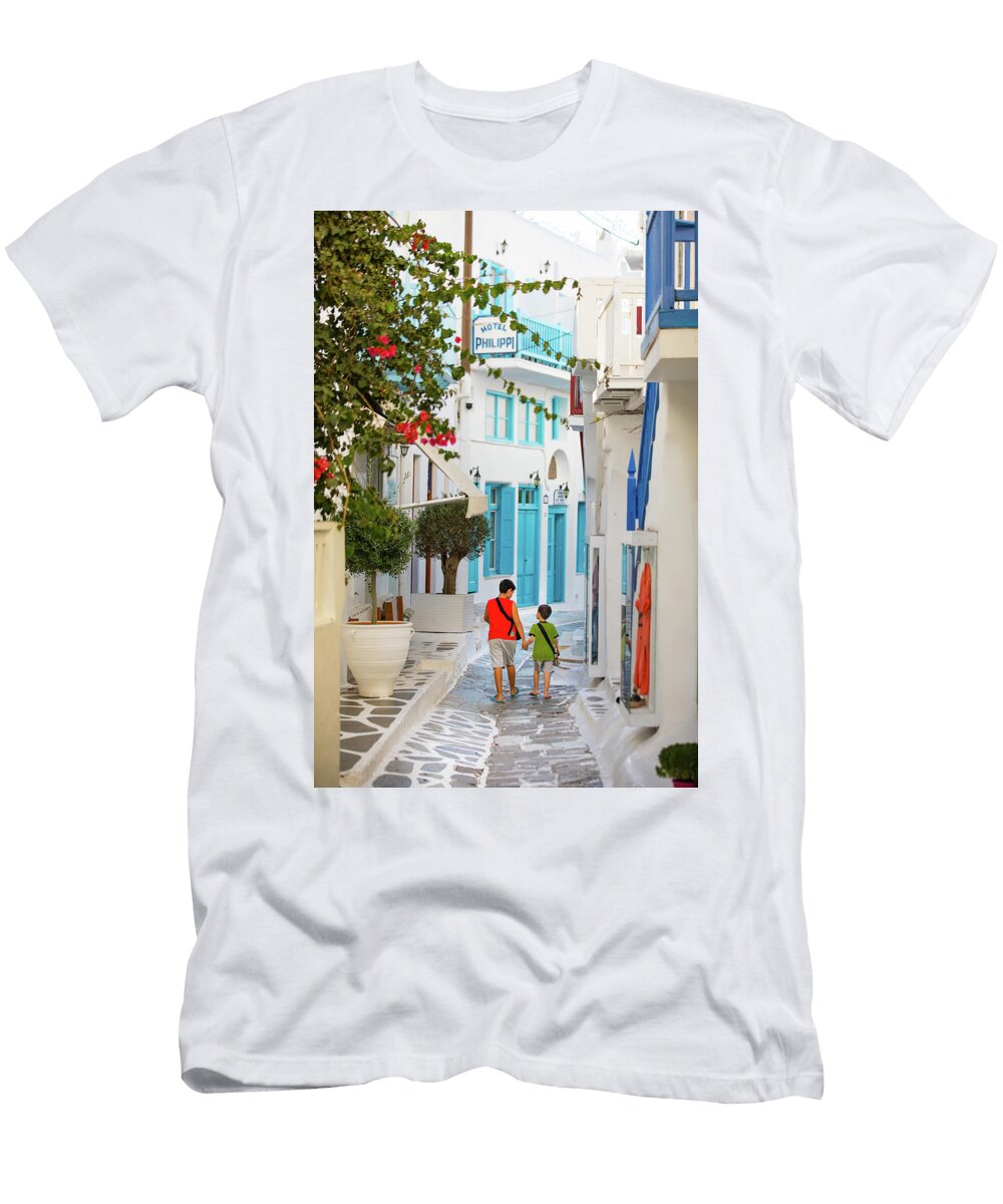 Brothers in Mykonos Colin Rieser T-Shirt