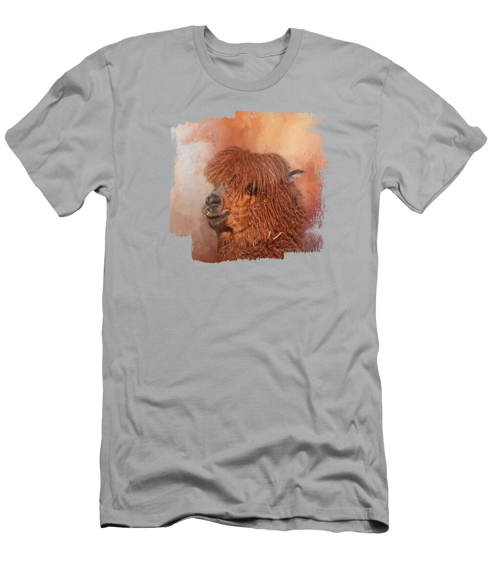 Brown Alpaca Three Elisabeth Lucas T-Shirt