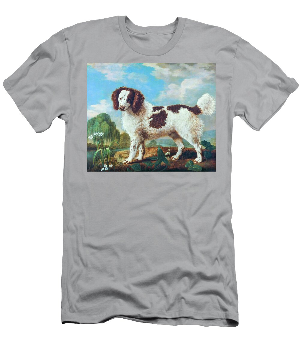 Brown and White Norfolk or Water Spaniel George Stubbs 1778 George Stubbs T-Shirt