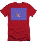 Brown Bear At Laptop Drinking the Strawberry Smoothie Lenka Rottova T-Shirt
