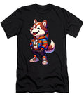Brown Husky Dog Cool Jacket Outfit Dog Mom Dad Zyneu Gangd T-Shirt