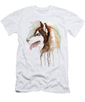 Brown Husky Profile Portrait Marian Voicu T-Shirt