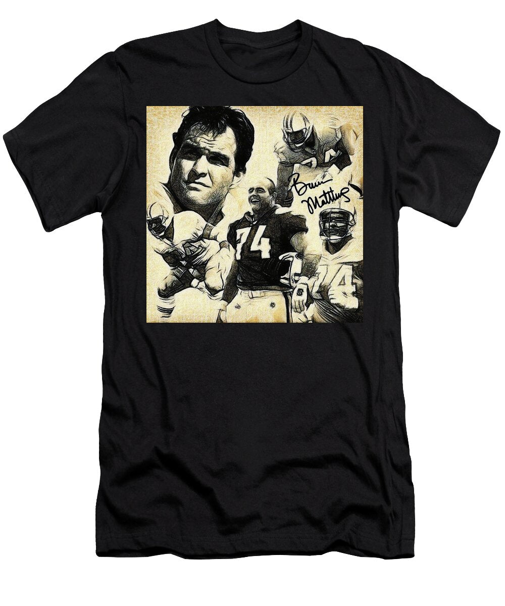 Bruce Matthews Collage Bob Smerecki T-Shirt