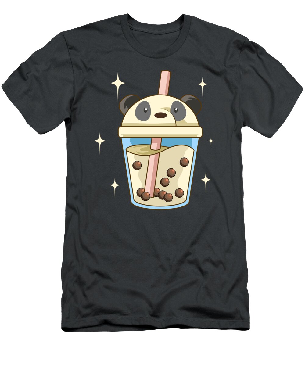 Bubble Tea for Men Women Kids Panda Lovers Funny Pearl Milk Boba Nai Crazy Squirrel T-Shirt